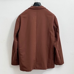 NANOuniverseブラウン テーラードジャケット SHELTECH (M)の画像