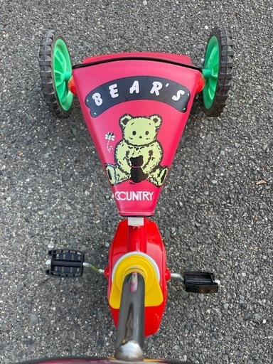 豆だるま］三輪車 豆ダッシュ TSUBAME ベアーズ (めーぱんだ) 大日の