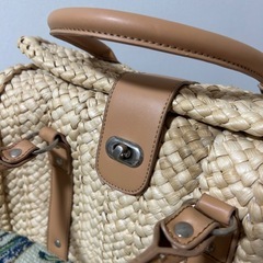 ピクニック　カゴバッグの画像