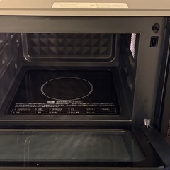 （11/29,30に受け取ってくださる方限定）山善 オーブンレンジ 黒 21年製の画像