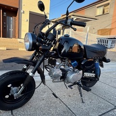 ☆即ノリ☆ほぼ新車☆中華キットバイクゴリラ風 90cc 愛知県一宮市の画像