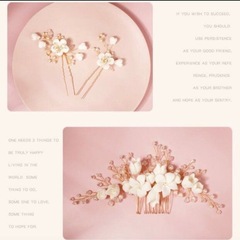 ヘアアクセサリー ヘアアクセ ピアスの画像