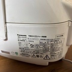 パナソニック 炊飯器　SR-PB10E3の画像