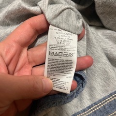 baby Gap✨定番シンプルデザイン✨デニムスエットジャケット✨の画像