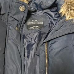 ZARA ザラ ティーン ダウンジャケット 13/14 164cm ジャンクの画像