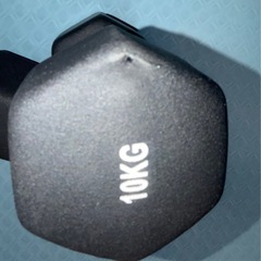 10kgラバーダンベルの画像