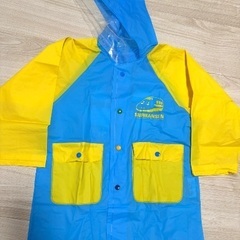 新幹線　レインコート　雨ガッパ　カッパ　サイズ90の画像