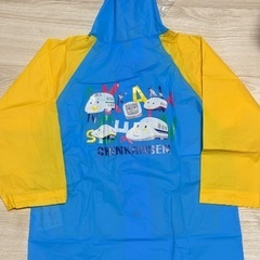 新幹線　レインコート　雨ガッパ　カッパ　サイズ90の画像