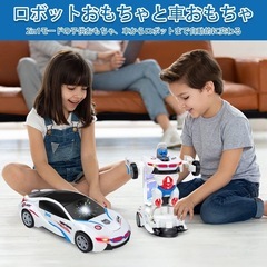 【KIDSTOYS】変身 ロボット 車 おもちゃ 変形ドライブカー 男の子 誕生日 プレゼントの画像