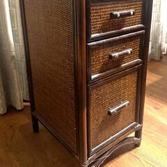 マダムロタン 籐製ドレッサー一式 の画像