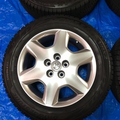 ❄️🛞【225/55R17】UCF30/31後期セルシオ 純正アルミホイール4本＆スタッドレスタイヤ＆カバー付き🛞の画像