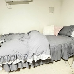 収納付きシングルベッド＋低反発マットレスの画像