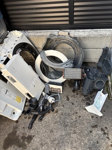 【取引中】【分解洗浄・消耗品交換済み】パナソニック  ドラム式洗濯機  2019年製  NA-VX300AL 左開き 洗濯10kg 乾燥 6kg  Vベルト、ダンパー3本交換　無料配達設置行います(条件あり) Panasonic 　ヒートポンプ式洗濯乾燥機