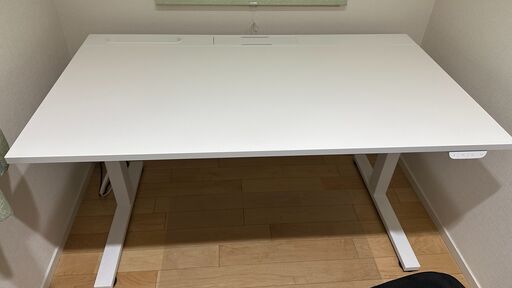 IKEA MITTZON（ミッツォーン）昇降式デスク｜ホワイト｜電動昇降