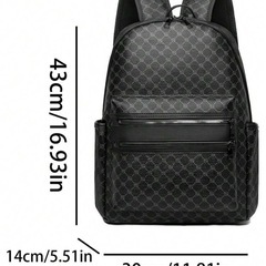 【新品】メンズ総柄ビジネスリュックの画像