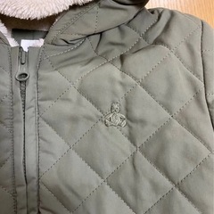 baby GAP キルティングボアボディオール　12-18m ベビー用防寒着の画像