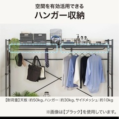 🧺ニトリ ハンガーシェルフ「バジーナ」✨バラしてお渡しの画像