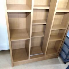 定価3万円以上　美品　ニトリ　スライド本棚　カラーボックス　キャビネット　本棚　ラック　棚　スライド式本棚　DＶD　CD　ビデオ　収納の画像