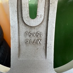 【Kカーなどに】15インチアルミホイールセットの画像