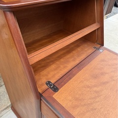 アンティーク ライティングビューロー ビューロー　机 棚 タンス の画像