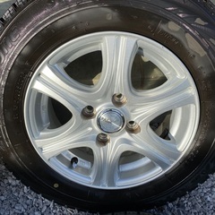 ★ブリヂストン★2020年まだまだ使える 155/80r13 13インチ　pcd100 4h 残溝5mm以上の画像