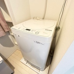 SHARP5.5kg縦型洗濯機の画像