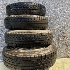 ★ブリヂストン★2020年まだまだ使える 155/80r13 13インチ　pcd100 4h 残溝5mm以上の画像