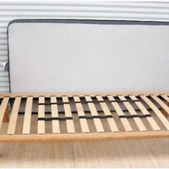 ②　シモンズ　シングルベッド　マットレス　ビューティーレスト　ローベッド　ベッド下収納　シンプル　ナチュラル　直接引取歓迎　417ZSの画像