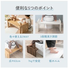 トイトレ　踏み台　足置き　　の画像