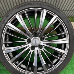 ★VOLTEC NTER MILANO 19インチ★タイヤセット★8j+36 pcd114.3 225/40r19 残溝有りの画像