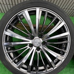 ★VOLTEC NTER MILANO 19インチ★タイヤセット★8j+36 pcd114.3 225/40r19 残溝有りの画像
