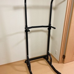 フィットネス3点セット（懸垂マシン・ベンチ台・エアロバイク）／直接引き渡しの画像