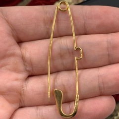 K18 セーフティーピン　3.3gの画像