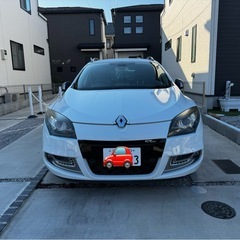 ルノーメガーヌエステート(GTライン)禁煙車　すぐ名義変更できますの画像