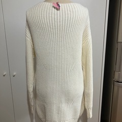 クリーニング済み　ウール込み　ニットワンピースの画像