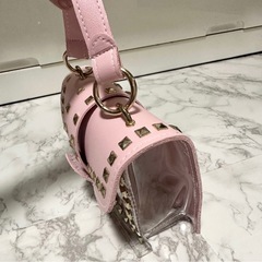 🤍ゴールドスタッズバッグの画像