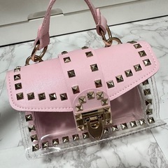 🤍ゴールドスタッズバッグの画像