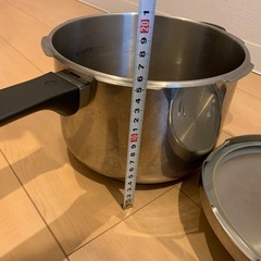 パール金属　クイックエコ 3層底　圧力鍋5.5L　 IH対応 3層底 H-5042の画像