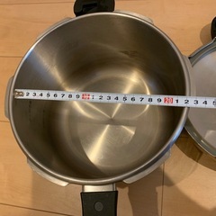 パール金属　クイックエコ 3層底　圧力鍋5.5L　 IH対応 3層底 H-5042の画像