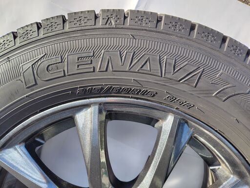 215/60R16 スタッドレスタイヤ グッドイヤー アルミホイールセット 4本
