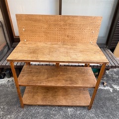 キャンプ用に作ったキッチンテーブル
の画像