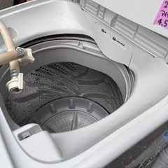 🟧洗濯機番号82 アイリスオーヤマ 2023年製 【高年式 多機能 4.5kg】 大阪府内全域配達無料 設置動作確認込み 保管場所での引取は値引きしますの画像