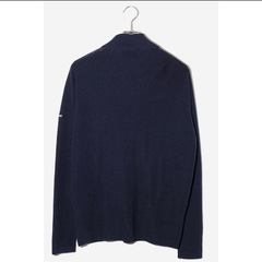 23区 SPORT オンワード樫山 ハーフジップ プルオーバー ニット L NAVY ネイビーの画像