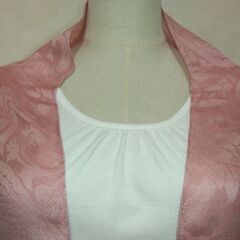 ストール　ピンク　POLAの画像