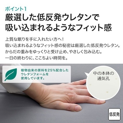 今週のみ20%off腰痛予防ニトリ低反発マットレス トッパー セミダブル