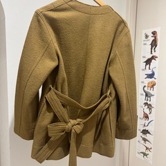 ジャケット コート　ブラウン　黄土色　カプチーノの画像