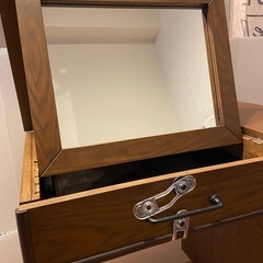 ウッド✖️スチール  ドレッサーの画像