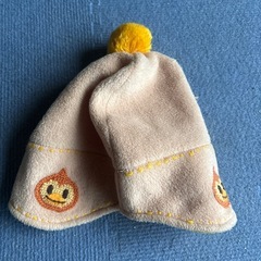 ベージュのあったか帽子　48〜50の画像
