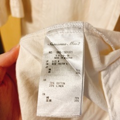 サマンサモスモス 薄手コート 白衣 アイボリー 上着 アウター 春秋 SM2の画像