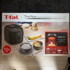 T-fal   遠赤外線IH炊飯器　エッシェンシャル5.5合　黒色　の画像